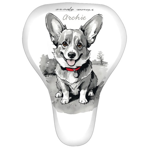 Седло детское с замком 220х160 мм VS 15 archie, белое