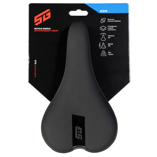 Седло детское STG K165, 209x116 мм, черное