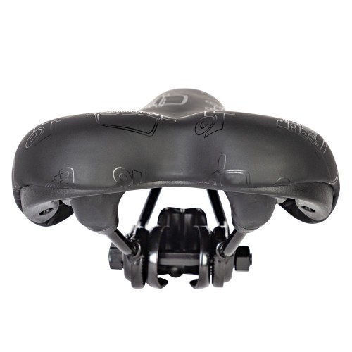 Седло детское STG YBT-K180F001, черное с машинками для 18-20"