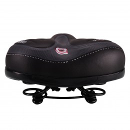 Седло для велосипеда комфортное Krypton HAY-AZ-023, чёрное, new saddle