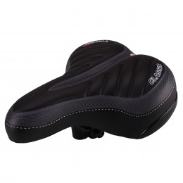 Седло для велосипеда комфортное Krypton HAY-AZ-023, чёрное, new saddle