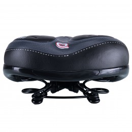 Седло для велосипеда комфортное Krypton HAY-AZ-023, чёрное, new saddle