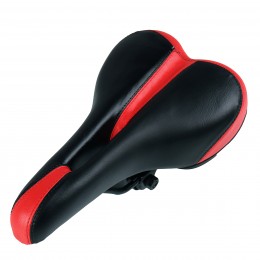 Седло для велосипеда спортивное HAY-AZ-032A, чёрно-красное