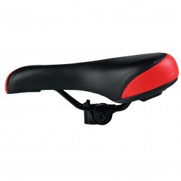 Седло для велосипеда спортивное HAY-AZ-032A, чёрно-красное