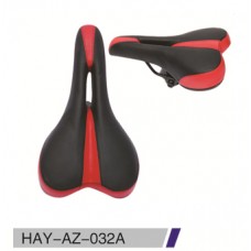 Седло для велосипеда спортивное HAY-AZ-032A, чёрно-красное