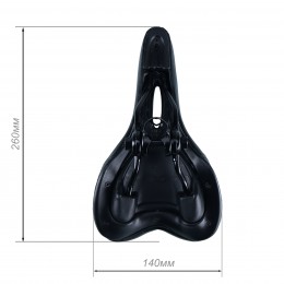 Седло для велосипеда спортивное HAY-AZ-032A, чёрное