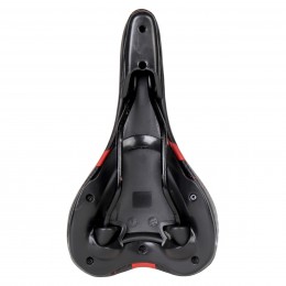 Седло для велосипеда спортивное Krypton HAY-AZ-036, чёрно-красное, bike
