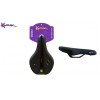 Седло KLONK, Kids/Junior, 212x134 мм, Ergonomic, KLK-18010, Black