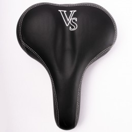 Седло комфортное, 250*200мм, с ручкой, черное, Vinca Sport