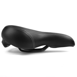 Седло комфортное, 250*200мм, с ручкой, черное, Vinca Sport