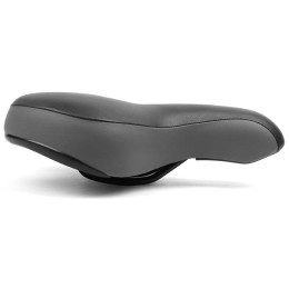 Седло комфортное 250х180мм, черное с серым, Vinca Sport