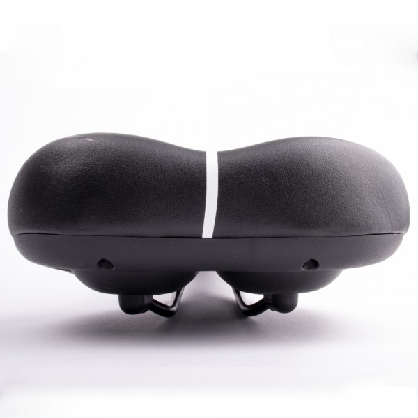 Седло комфортное, 260*210мм, с памятью формы, черное, Vinca Sport