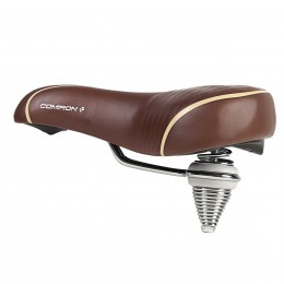 Седло комфортное COMIRON BAKU N671DBY 260x220, коричневое