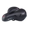 Седло комфортное COMIRON BERN N669A 255x210, черно-красное