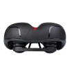 Седло комфортное COMIRON BERN N669A 255x210, черно-красное
