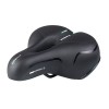 Седло комфортное COMIRON BERN N669A 255x210, чёрно+зелёное