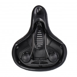 Седло комфортное COMIRON BERN N669A 255x210, чёрно-жёлтое