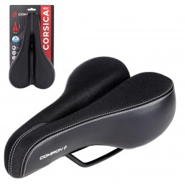 Седло комфортное COMIRON CORSICA N30 275x155, чёрное