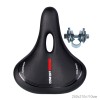 Седло комфортное COMIRON MADRID C034 250x210, чёрно-красное
