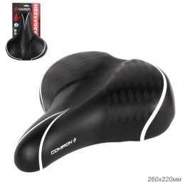 Седло комфортное COMIRON MARRAKESH N672E 260x220, черное