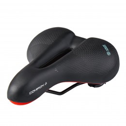 Седло комфортное COMIRON OTTAWA C007 255x220, чёрно-синее