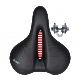 Седло комфортное COMIRON OTTAWA C007 255x220, чёрно-синее