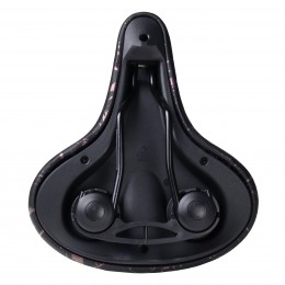 Седло комфортное COMIRON PALMYRA C098V 240x210, чёрно-фиолетовое