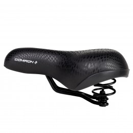 Седло комфортное COMIRON PANTERA 153B 250x210, цвет: чёрная пантера