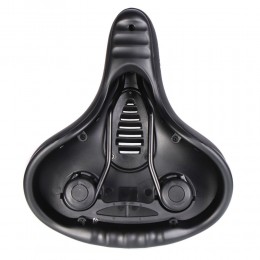 Седло комфортное COMIRON TOKYO C012 265x220, чёрно-зелёное