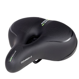 Седло комфортное COMIRON TOKYO C012 265x220, чёрно-желтое