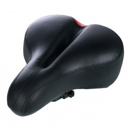 Седло комфортное HAY-AZ-006 чёрно-красное