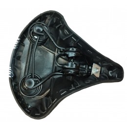 Седло комфортное Krypton HAY-AZ-002B, чёрное, classic