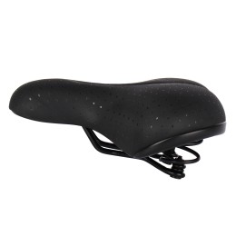 Седло комфортное KRYPTON KRPT-153-N619, размер: 255x210, черное со звездочками