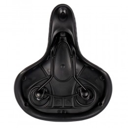 Седло комфортное KRYPTON KRPT-153-N841D, размер: 255x210 мм, черное голографическое