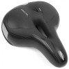 Седло комфортное Vinca Sport, 250х200мм, эффект памяти, с отверстием, черное