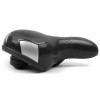 Седло комфортное Vinca Sport, 250х200мм, эффект памяти, с отверстием, черное