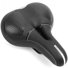 Седло комфортное Vinca Sport 260х220 мм, черное с серой вставкой