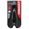 Седло MTB COMIRON HINAULT M039BK 250X155, чёрное с отверстием и сеткой