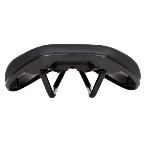 Седло MTB COMIRON SAGAN M046A 245х155, глянец чёрно-серое