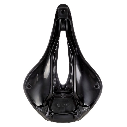 Седло MTB COMIRON SAGAN M046A 245х155, глянец чёрно-серое