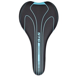 Седло STG VD1114-VLB-S, черно-голубое
