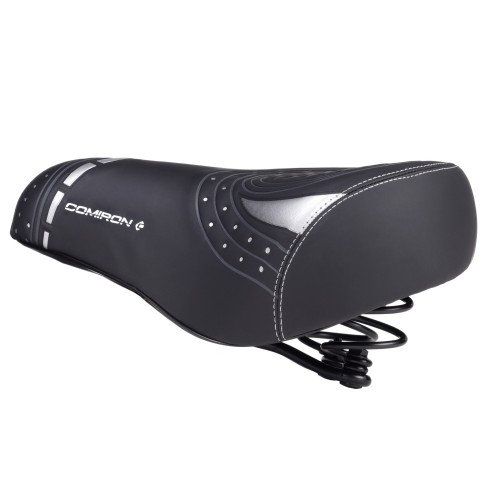 Седло суперкомфортное COMIRON KING DIVAN 167-1C 260x220, чёрный/серый