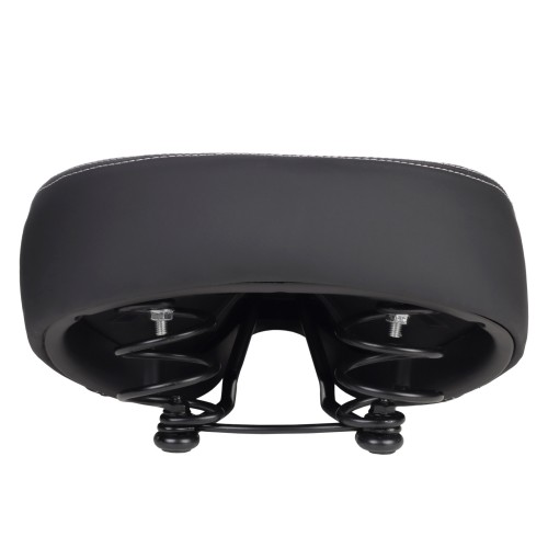 Седло суперкомфортное COMIRON KING DIVAN 167-1C 260x220, чёрный/серый