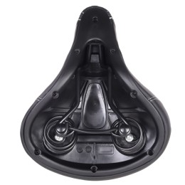 Седло суперкомфортное COMIRON KING DIVAN 167-1C 260x220, чёрный/серый