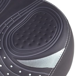 Седло суперкомфортное COMIRON KING DIVAN 167-1C 260x220, чёрный/серый