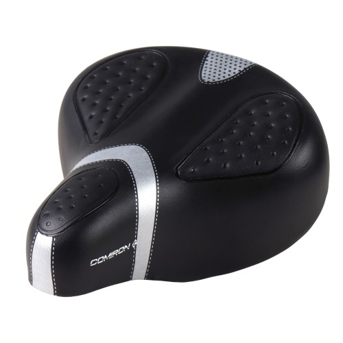 Седло суперкомфортное COMIRON KING DIVAN II C095 260x220, чёрный+серый