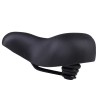 Седло суперкомфортное COMIRON LAST EMPEROR C056 270x250 мм, чёрное с закрытыми пружинами