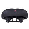Седло суперкомфортное COMIRON LAST EMPEROR C056 270x250 мм, чёрное с закрытыми пружинами
