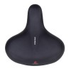 Седло суперкомфортное COMIRON LAST EMPEROR C056 270x250 мм, чёрное с закрытыми пружинами