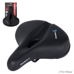 Седло суперкомфортное COMIRON LIONHEART Richard I C076-B 260x215, черное